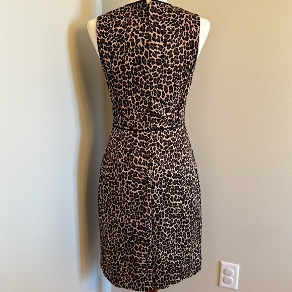 J. Crew Leopard Print Sheath Dress - Picture 9 of 15